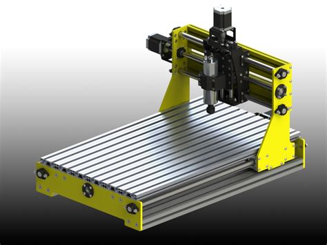 cnc machine cad model|cnc machine solidworks model.